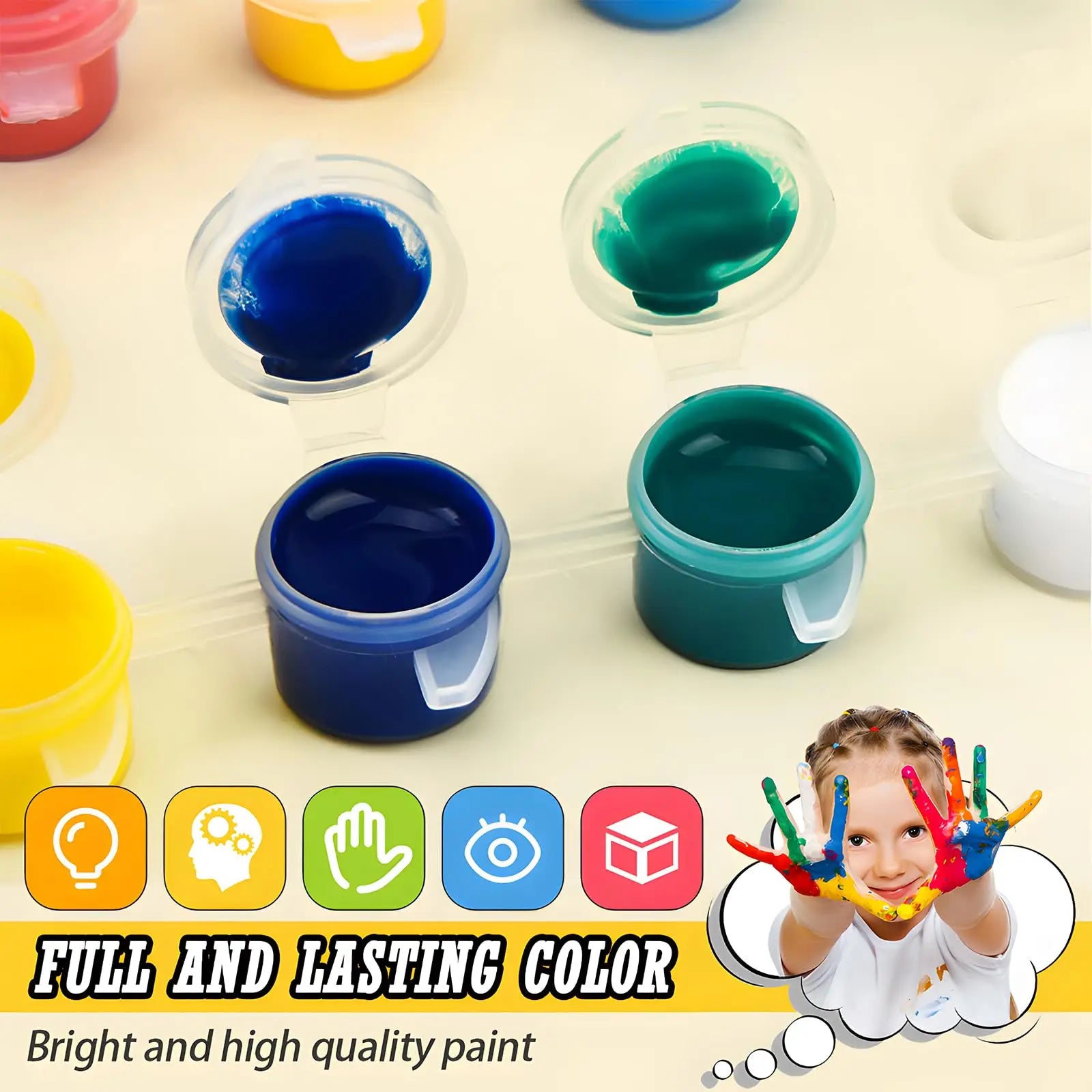 Kids Arts & Crafts Painting Kit – DIY Projects | Creative Activity Set for Boys & Girls